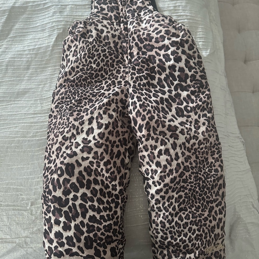 Leopard Print Toddler Snow Bib